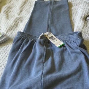 Slacks comfortable with great stretch. Waist 28” with huge stretch inseam 28”